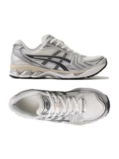 [아식스] 25FW 여성 젤 카야노 14 스니커즈 화이트/그레이 1203A537 110