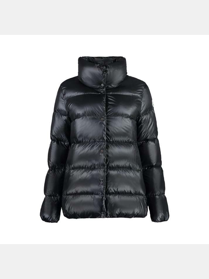 [몽클레어] 25FW COCHEVIS 로고 패치 하이넥 패딩자켓 블랙 1A001 53 595ZZ 999