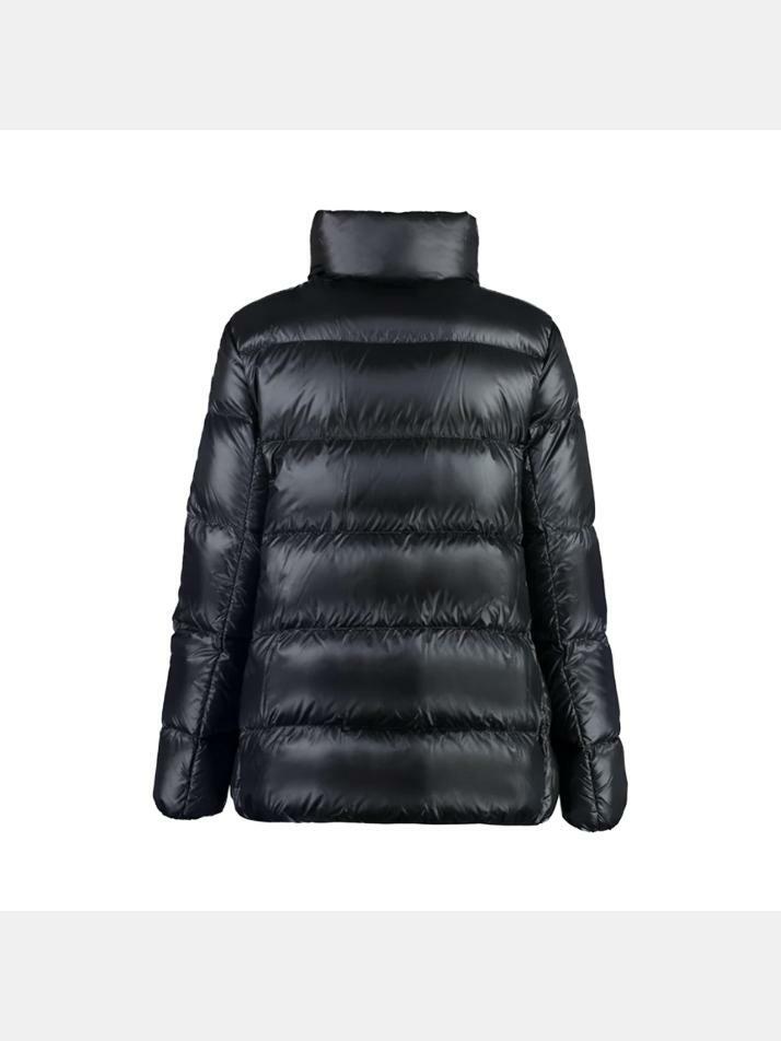 [몽클레어] 25FW COCHEVIS 로고 패치 하이넥 패딩자켓 블랙 1A001 53 595ZZ 999