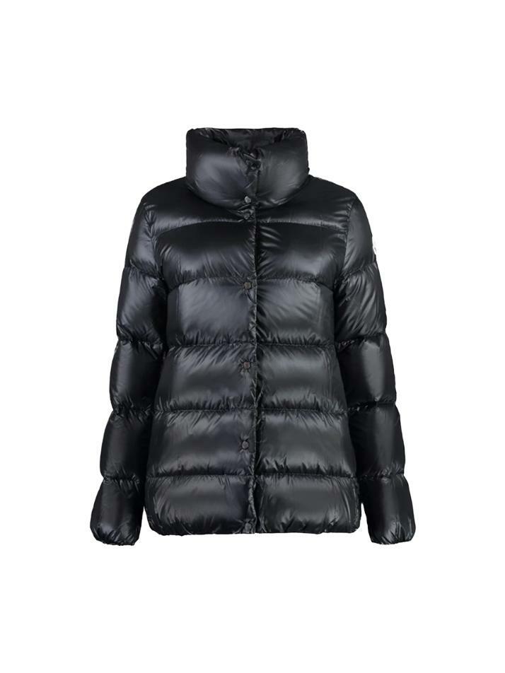 [몽클레어] 25FW COCHEVIS 로고 패치 하이넥 패딩자켓 블랙 1A001 53 595ZZ 999