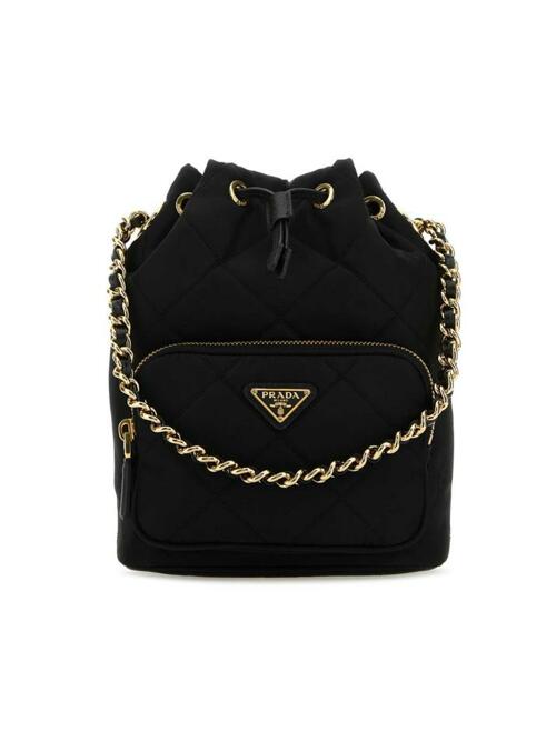 [프라다] 25FW 삼각로고 리에디션 1995 퀄팅 버킷백 1BH038 2AOS F0002