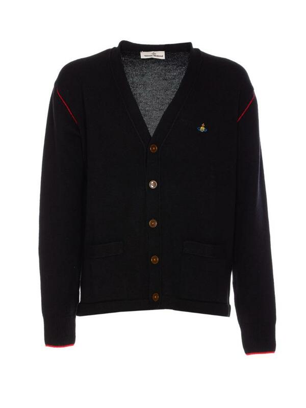 [비비안웨스트우드] 25FW 알렉 ALEX 메리노 울 브이넥 가디건 블랙 27010014 Y0018 N401