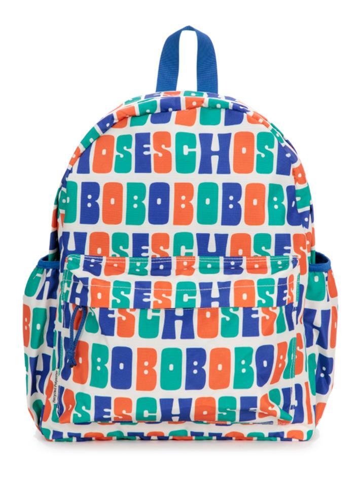 [보보쇼즈] 25SS 키즈 올오버 로고 백팩 멀티 B125AI041 991