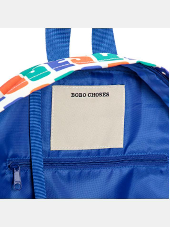 [보보쇼즈] 25SS 키즈 올오버 로고 백팩 멀티 B125AI041 991