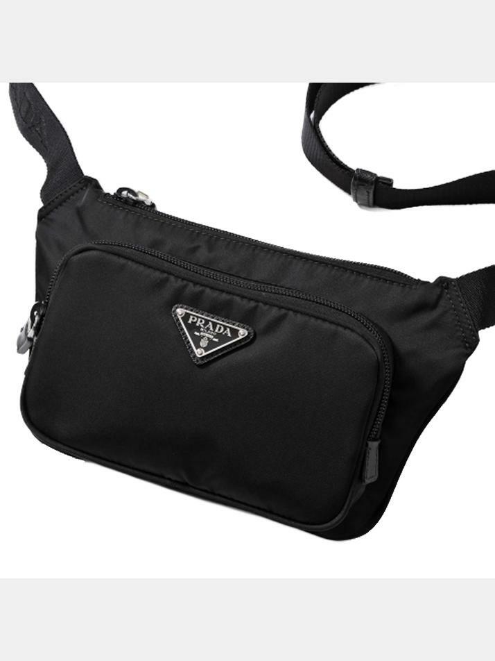 [프라다] 25FW 삼각로고 사피아노 숄더백 블랙 2VH128 2DMH F0002