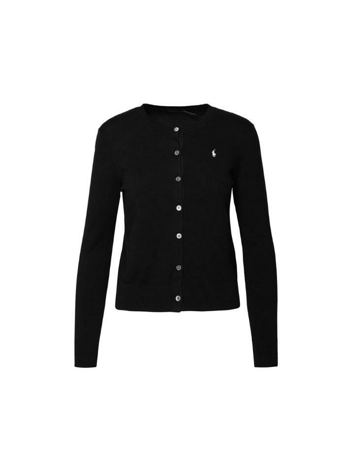 [랄프로렌] 25FW 포니 자수 클래식 가디건 블랙 211891672 006