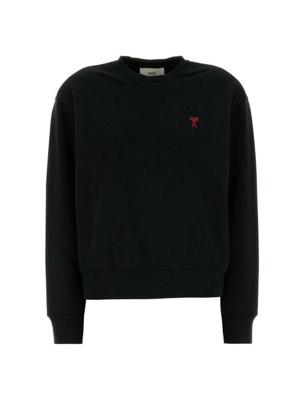 [아미] 25SS 하트 스몰 로고 맨투맨 BFUSW035 730 001