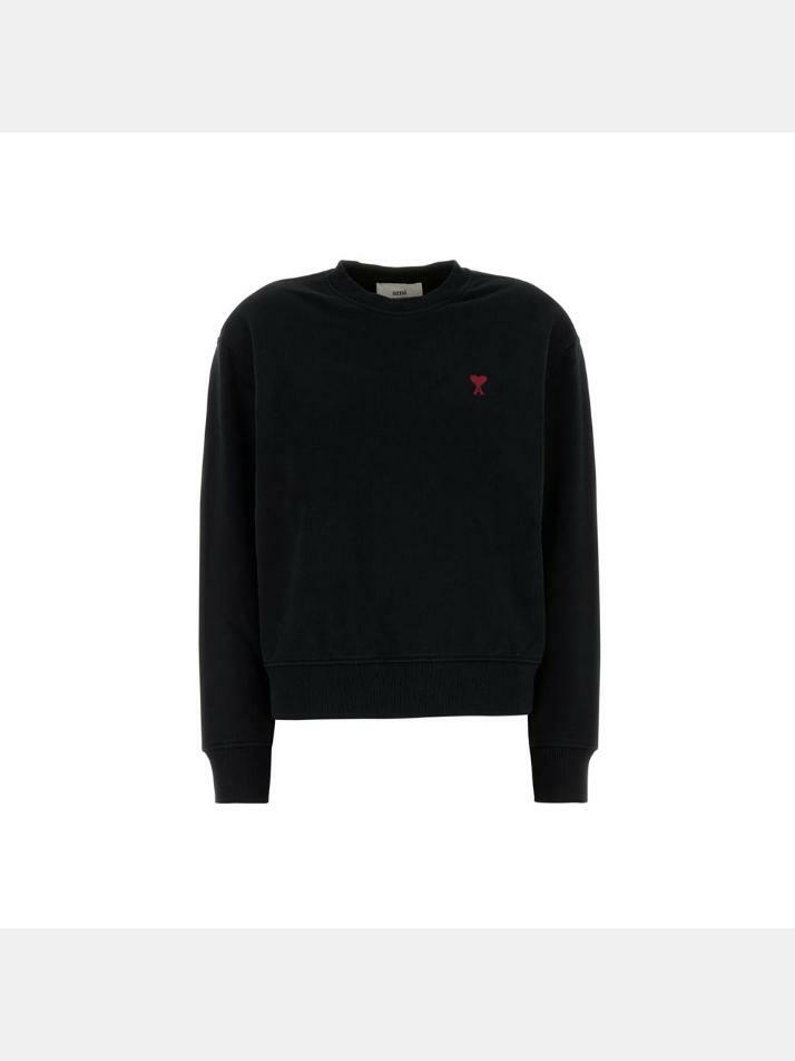 [아미] 25SS 하트 스몰 로고 맨투맨 BFUSW035 730 001