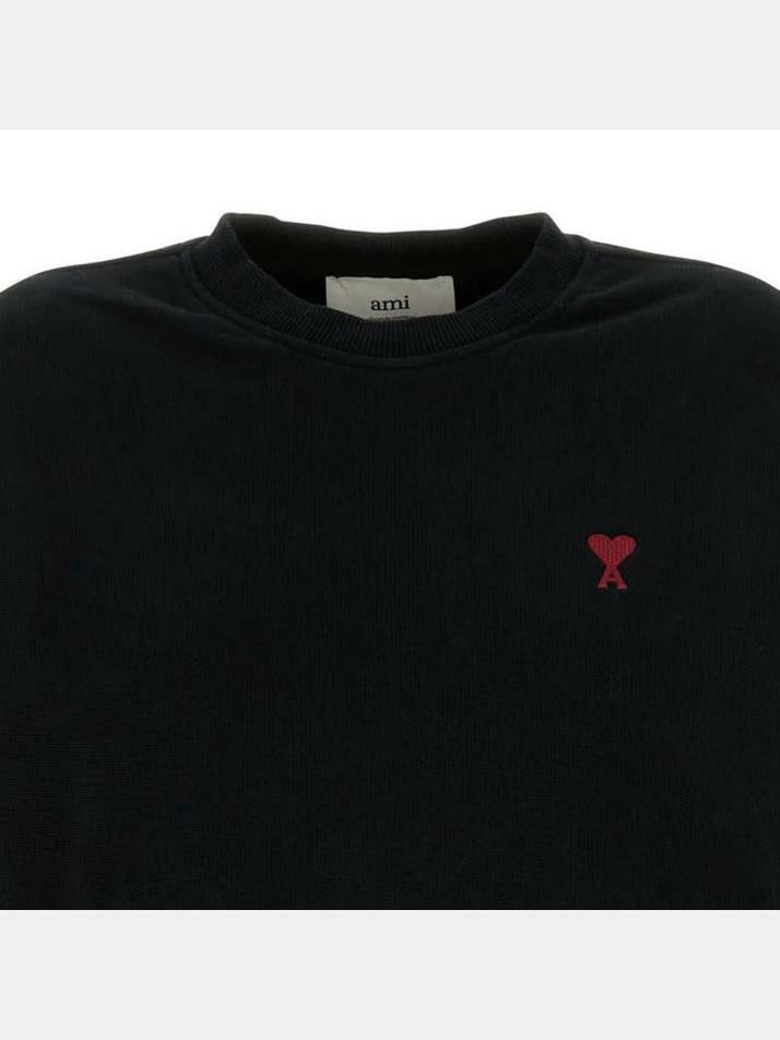 [아미] 25SS 하트 스몰 로고 맨투맨 BFUSW035 730 001