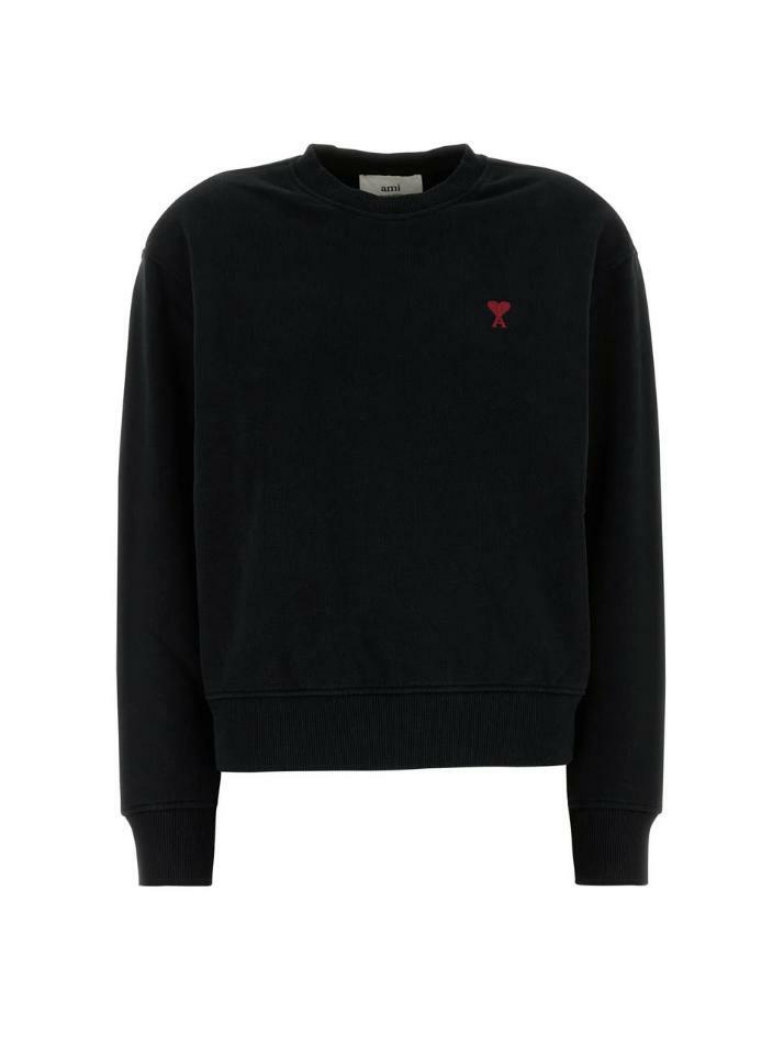 [아미] 25SS 하트 스몰 로고 맨투맨 BFUSW035 730 001