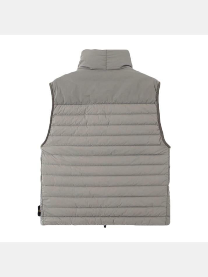 [스톤 아일랜드] 25FW 와펜 심리스 터널 나일론 패딩 베스트 그레이 K2S15 G100004 S0183 V006B