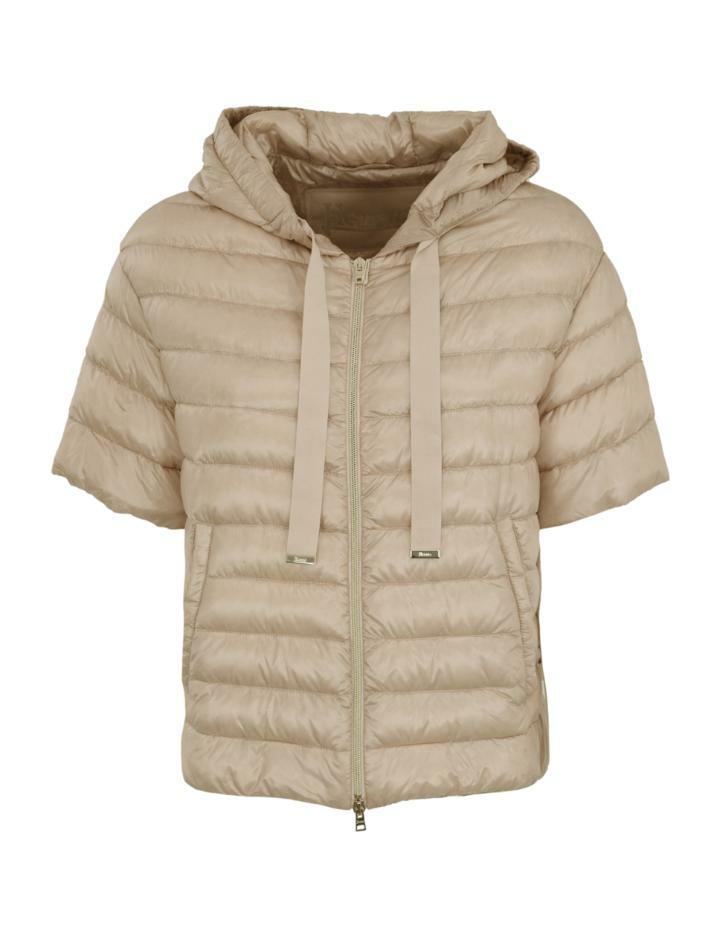 [에르노] 25FW 나일론 울트라라이트 케이프 숏 슬리브 패딩자켓 베이지 PI001993D 12017Z 1985