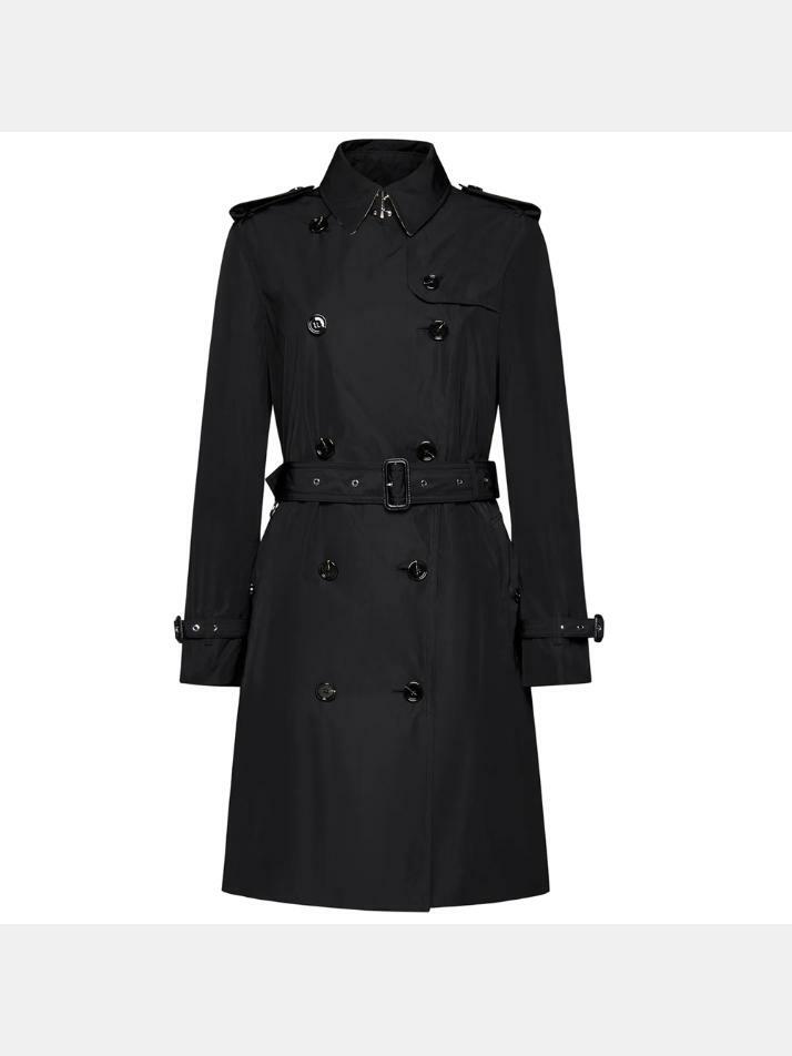 [버버리] 25FW 켄싱턴 KENSINGTON 벨티트 트렌치코트 블랙 8069666