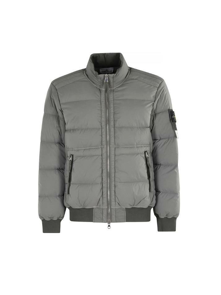[스톤 아일랜드] 25FW 와펜 심리스 터널 나일론 패딩자켓 그레이 K2S15 4100039 S0028 V006B