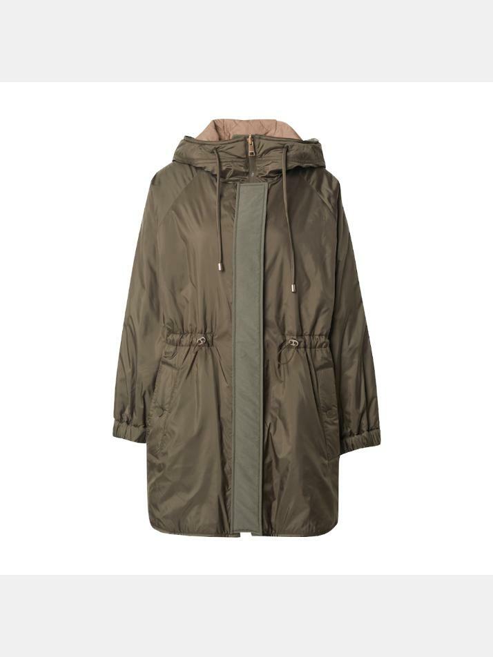 [막스마라] 25FW 알카모 ALCAMO 리버시블 패딩 점퍼 카키/베이지 2525496011 033