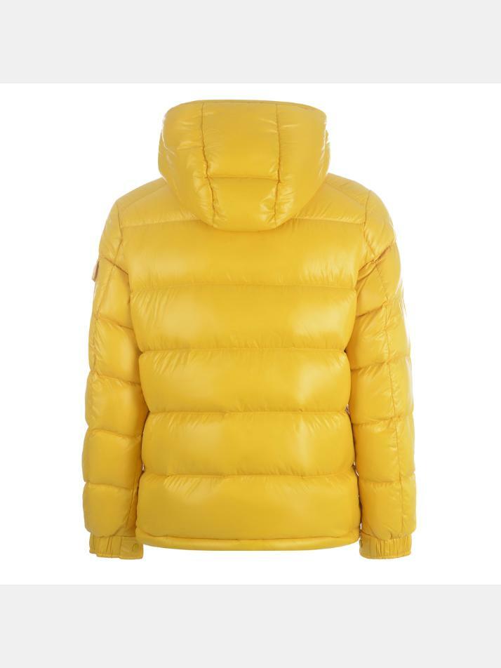 [몽클레어] 25FW 마야 MAYA 로고 패딩 자켓 옐로우 1A536 00 68950 141