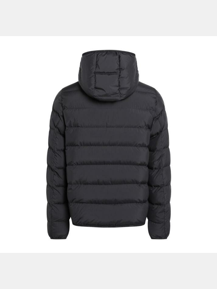 [몽클레어] 25FW 몬트브로크 MONTBROCQ 로고 패치 후드 패딩 자켓 블랙 1A002 24 597YW 999