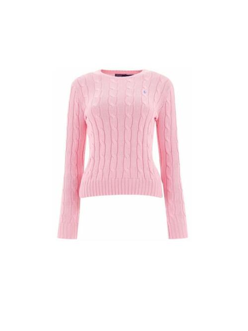 [랄프로렌] 25FW 여성 포니 자수 니트 핑크 211971869 010
