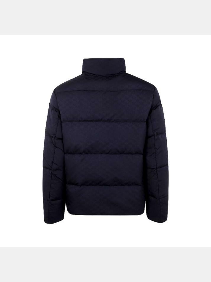 [엠포리오아르마니] 25FW 자카드 패턴 패딩 자켓 네이비 8N1BN3 1NHQZ F976