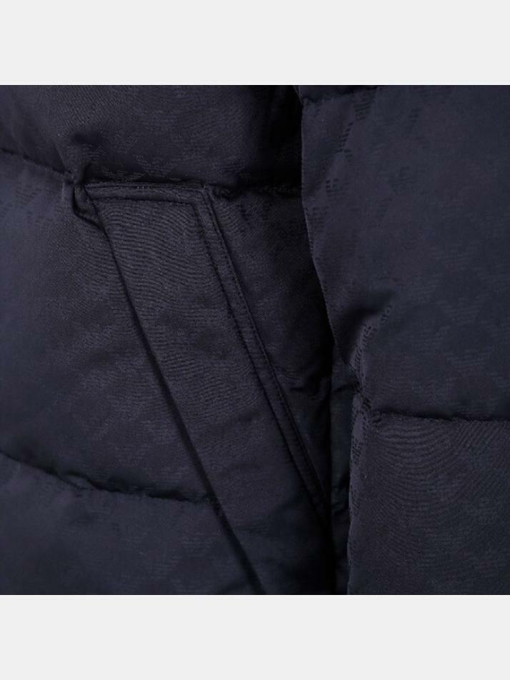 [엠포리오아르마니] 25FW 자카드 패턴 패딩 자켓 네이비 8N1BN3 1NHQZ F976