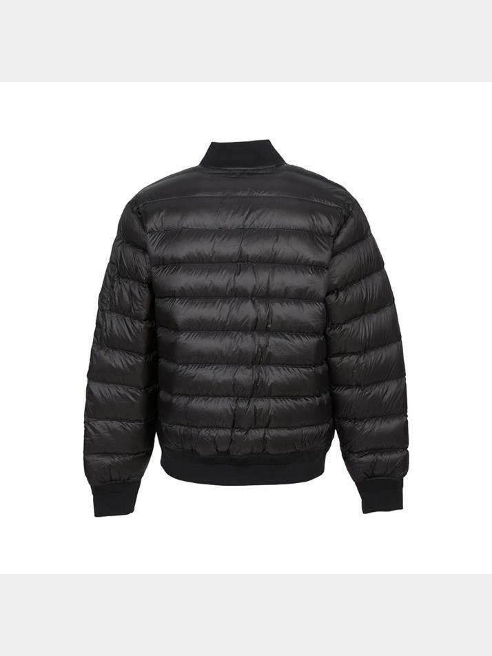 [CP 컴퍼니] 25FW DD 쉘 렌즈 와펜 블루종 패딩 자켓 블랙 19CMOW001A 110416A 999