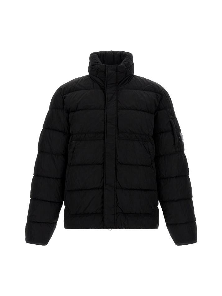 [CP 컴퍼니] 25FW 크롬 R 렌즈 와펜 패딩 자켓 블랙 19CMOW012A 005904G 999
