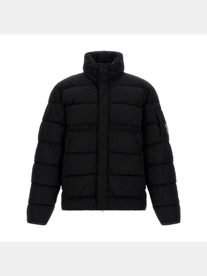 [CP 컴퍼니] 25FW 크롬 R 렌즈 와펜 패딩 자켓 블랙 19CMOW012A 005904G 999