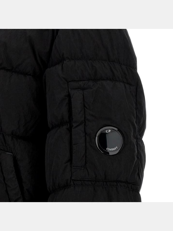 [CP 컴퍼니] 25FW 크롬 R 렌즈 와펜 패딩 자켓 블랙 19CMOW012A 005904G 999