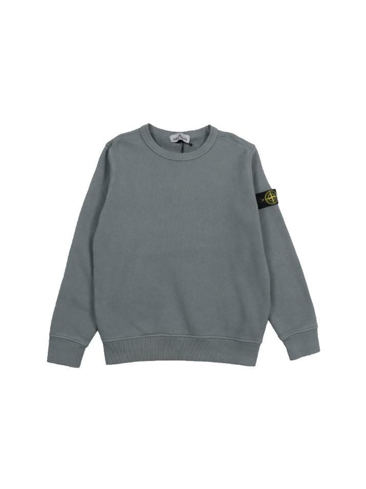 [스톤 아일랜드] 키즈 와펜 맨투맨 블루차콜 791661320 V0063