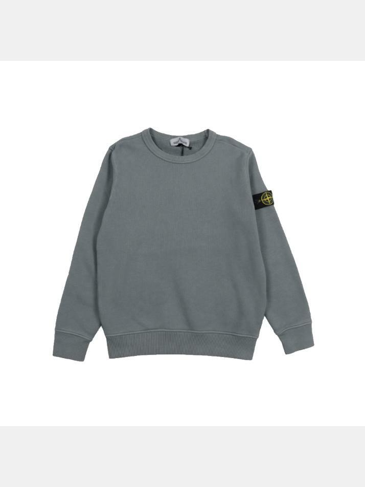 [스톤 아일랜드] 키즈 와펜 맨투맨 블루차콜 791661320 V0063