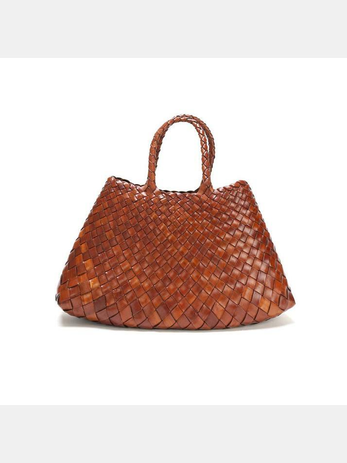 [드래곤 디퓨전] 25FW 산타 크로체 스몰 토트백 탄 8893 TAN