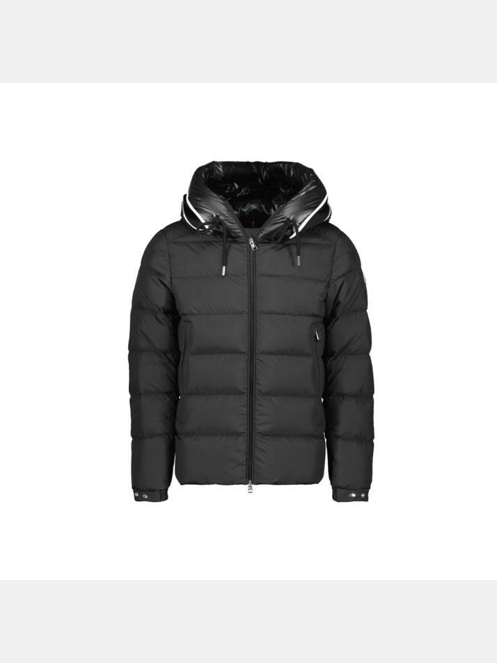 [몽클레어] 25FW 카데레 CARDERE 로고 패치 후드 패딩 자켓 블랙 1A001 27 54A81 999
