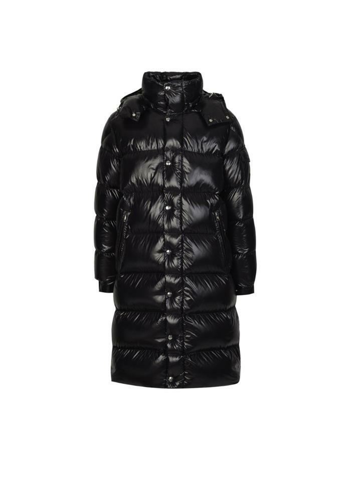 [몽클레어] 25FW 하노베리안 HANOVERIAN 로고 패치 롱 패딩자켓 블랙 1C000 06 C0081 999