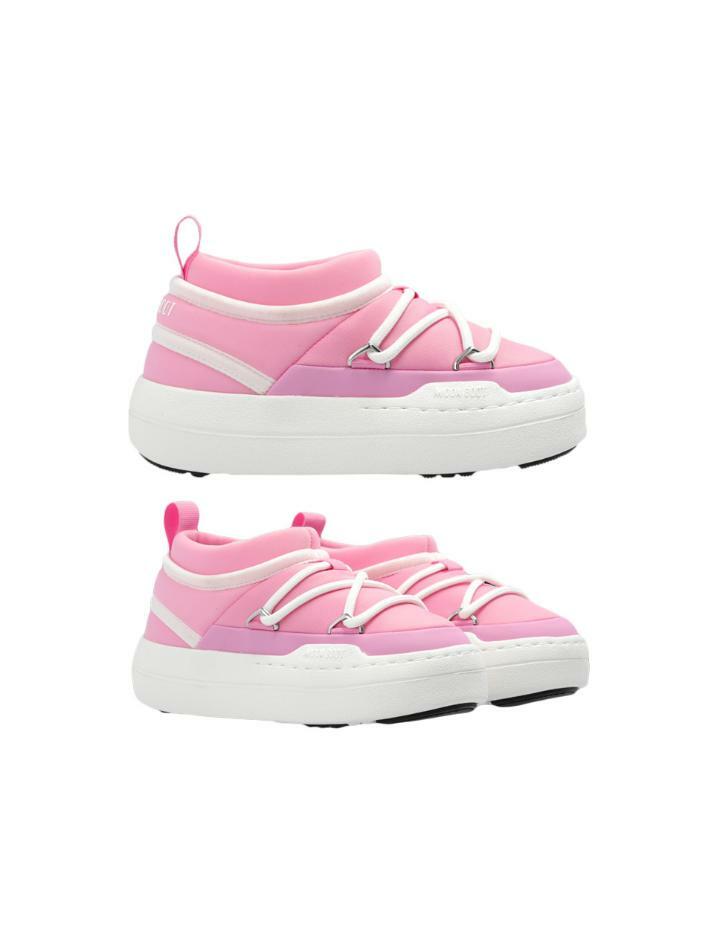 [문부츠] 24FW 키즈 아이콘 스니커즈 핑크 80D3440050 J001