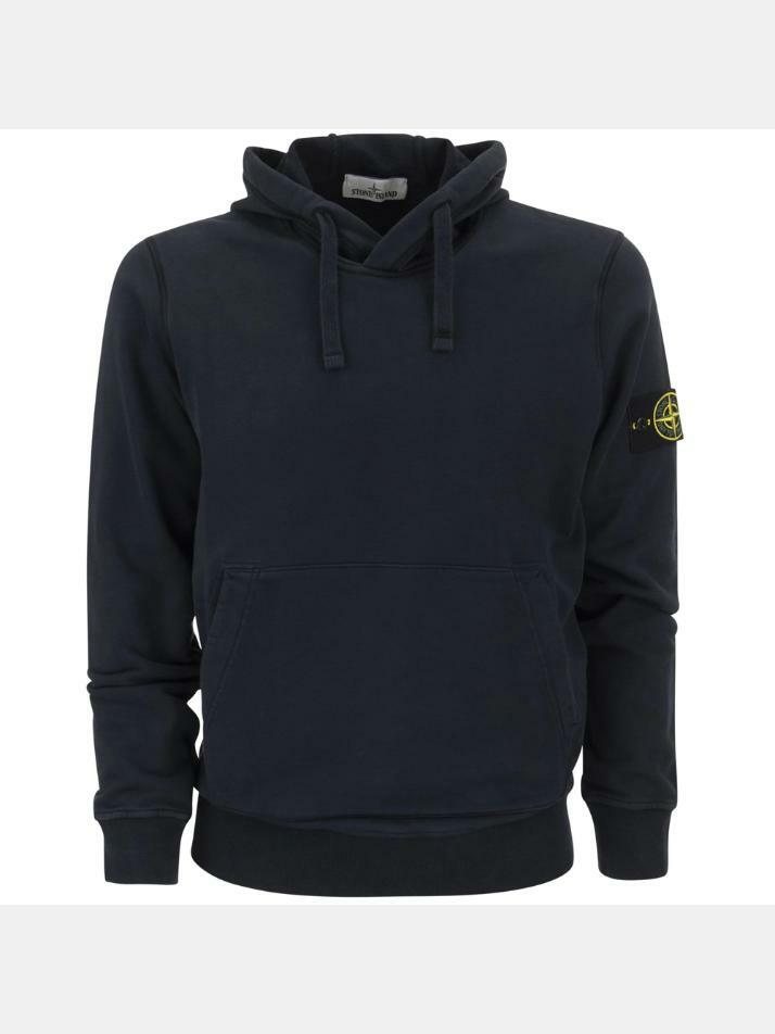 [스톤 아일랜드] 13주년 와펜 패치 후드티 네이비 761564151 V0020