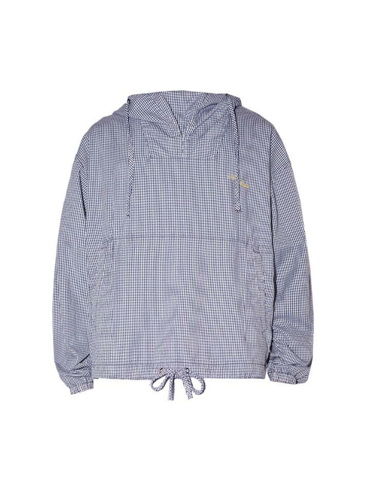 [아크네스튜디오] 12주년 로고 자수 체크 아노락 자켓 B90524 CNL