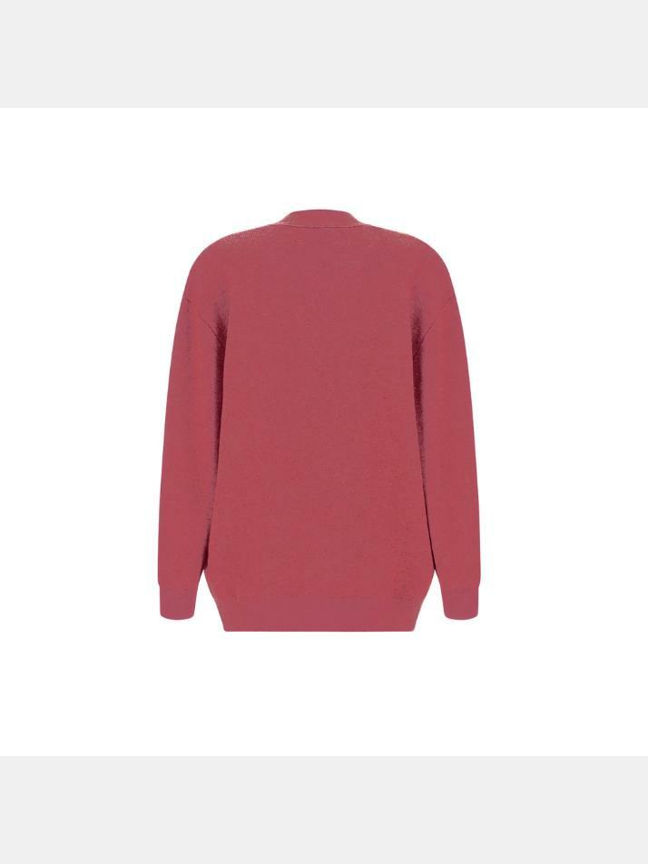 [이자벨마랑] 25FW 노튼 NORTON 로고 가디건 앤틱핑크 CA0097FA A1X05E 40AK