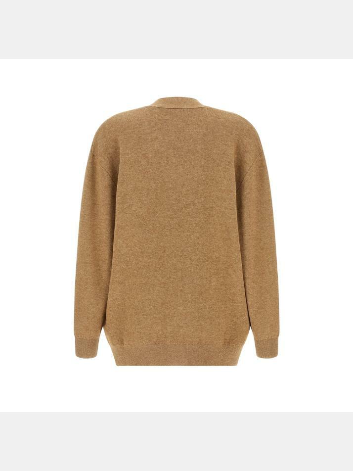 [이자벨마랑] 25FW 노튼 NORTON 로고 가디건 카멜 CA0097FA A1X05E 50CM