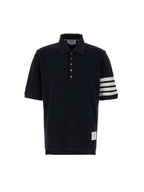 [톰브라운] 25FW 사선 완장 폴로 티셔츠 네이비 MJP136G 07976 415
