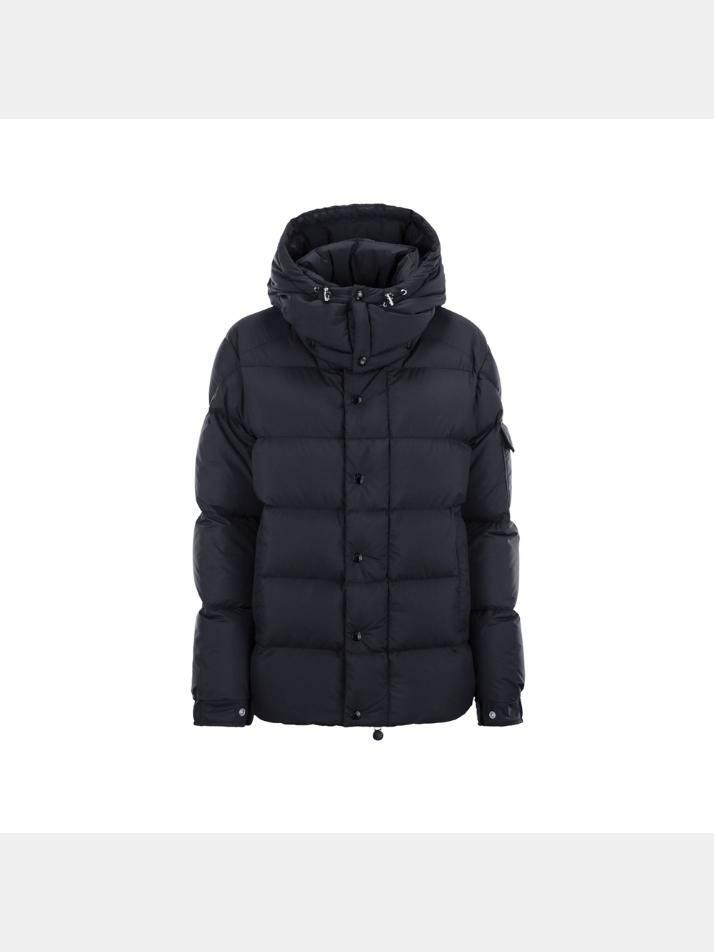 [몽클레어] 25FW 마야 MAYA 70 로고 패딩자켓 네이비 1A002 05 53333 776