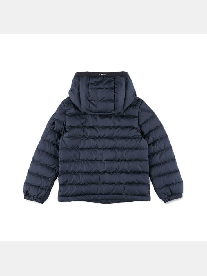 [몽클레어] 키즈 여성 갈리온 GALION 로고 패치 포켓 후드 경량패딩 네이비 1A000 01 597X2 77G