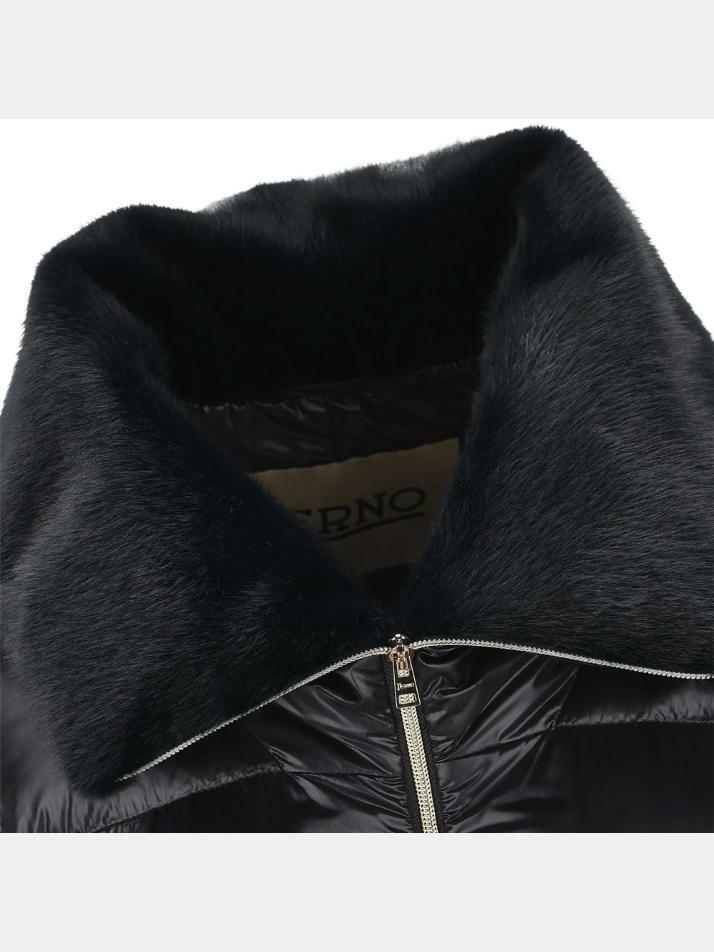 [에르노] 25FW 나일론 울트라라이트 퍼 A 셰이프 패딩자켓 블랙 PI002140D 12017Z 9300