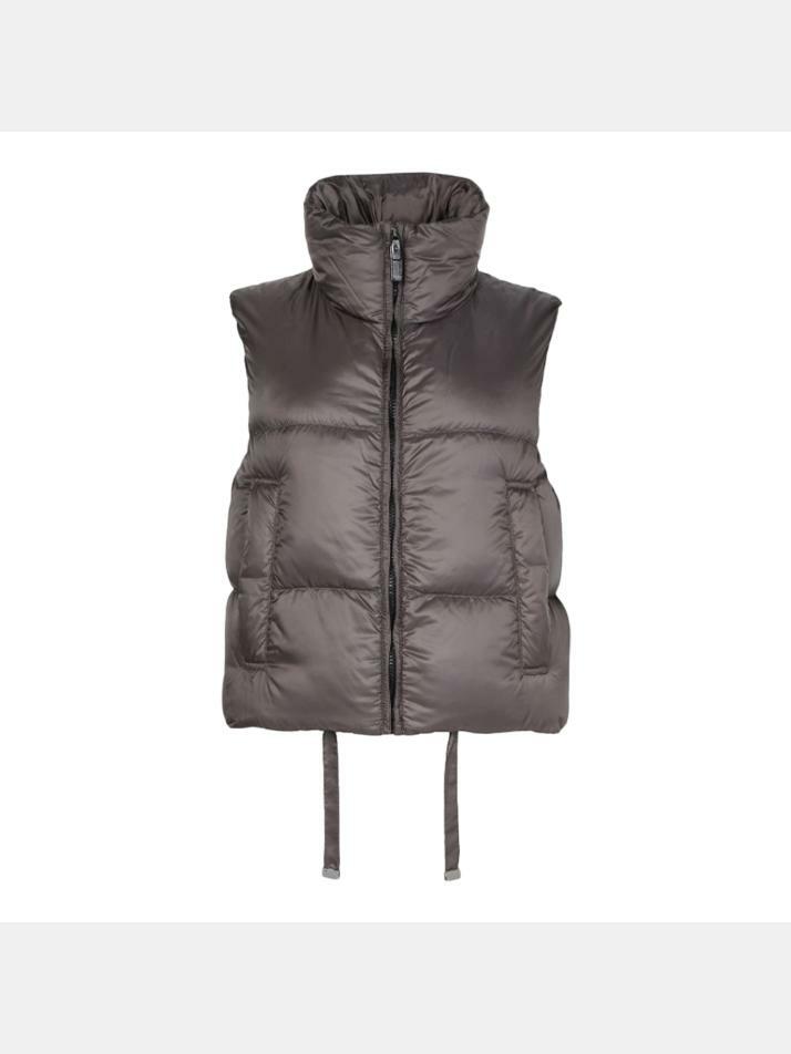 [막스마라] 25FW 세이스몰 SEISMALL 하이넥 패딩 조끼 그레이 2529296065 005