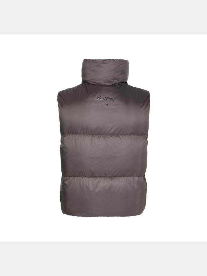 [막스마라] 25FW 세이스몰 SEISMALL 하이넥 패딩 조끼 그레이 2529296065 005