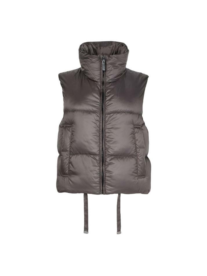 [막스마라] 25FW 세이스몰 SEISMALL 하이넥 패딩 조끼 그레이 2529296065 005