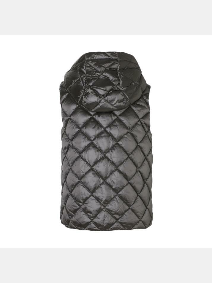 [막스마라] 25FW 스페이스지 SPACEGI 다이아몬드 퀄팅 패딩 조끼 그레이 2529296015 001