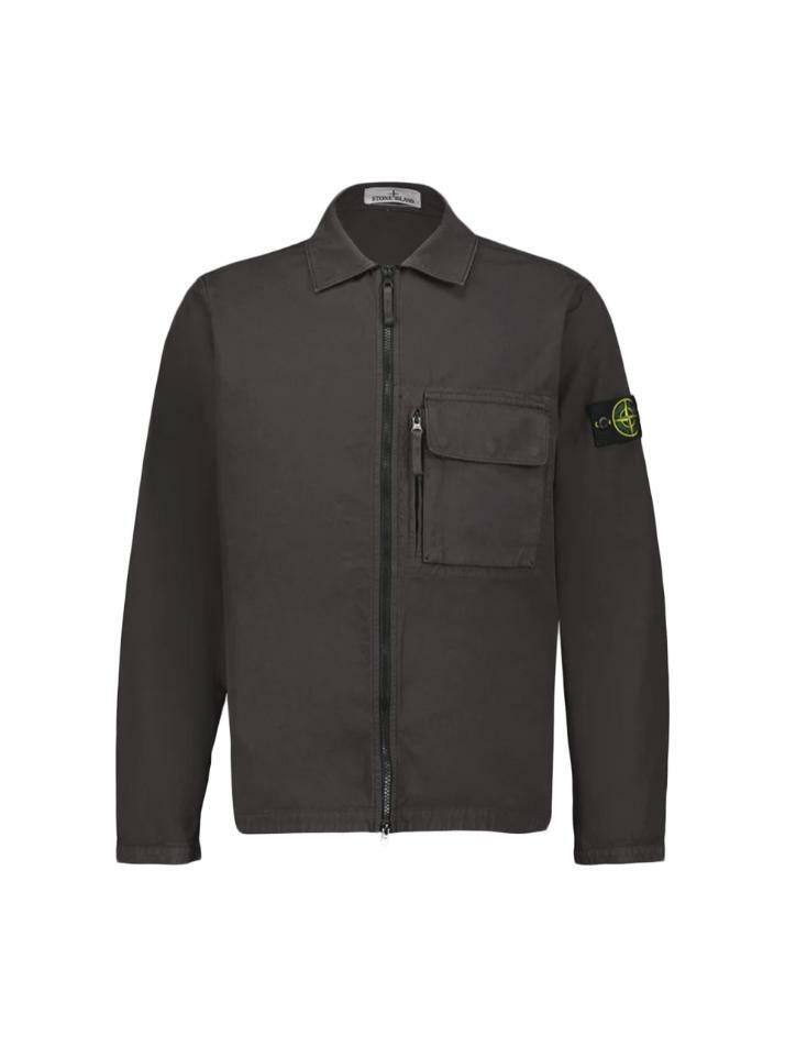 [스톤 아일랜드] 25FW 포켓 오버셔츠 자켓 그레이 K2S15 1200004 S0179 V0062