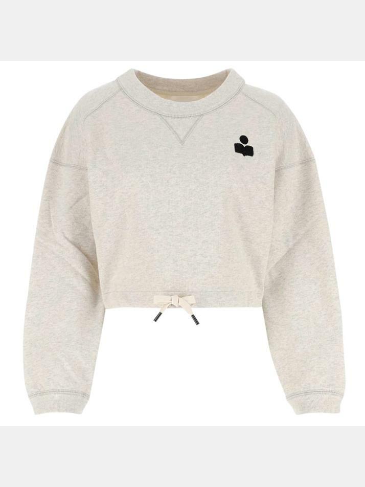 [이자벨마랑] 25FW 마고 MARGO 크롭 맨투맨 에쿠르 SW0005FA A1M07E 23EC