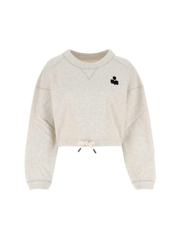 [이자벨마랑] 25FW 마고 MARGO 크롭 맨투맨 에쿠르 SW0005FA A1M07E 23EC