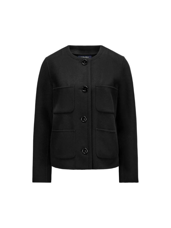 [막스마라] 25FW 레지나 REGINA 숏 카라 울 자켓 블랙 2529046013 013